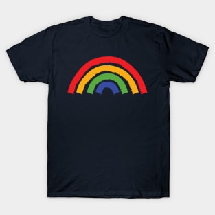 Four Colored Rainbow T-Shirt